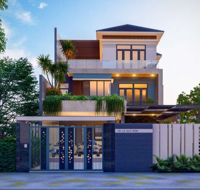 Biệt thự hiện đại diện tích 11x13